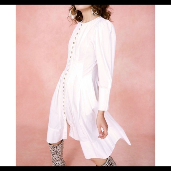 Ulla Johnson Bernadette Dress in Blanc - Picture 2 of 3